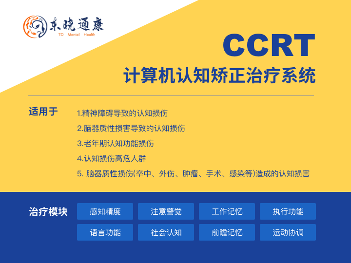 认知矫正CCRT的科技创新